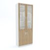 Baggebo File Cabinet (Bottom Wood Top Glass)