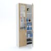 Baggebo File Cabinet (Bottom Wood Top Glass)