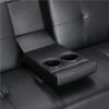 Strandom 2-Seater Leather Futon Sofa Bed