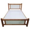 Askvoll Wooden Queen Bed Color (Light Brown)