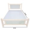 Askvoll Wooden Queen Bed Color (White)