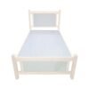 Askvoll Wooden Twin Bed Color (White)