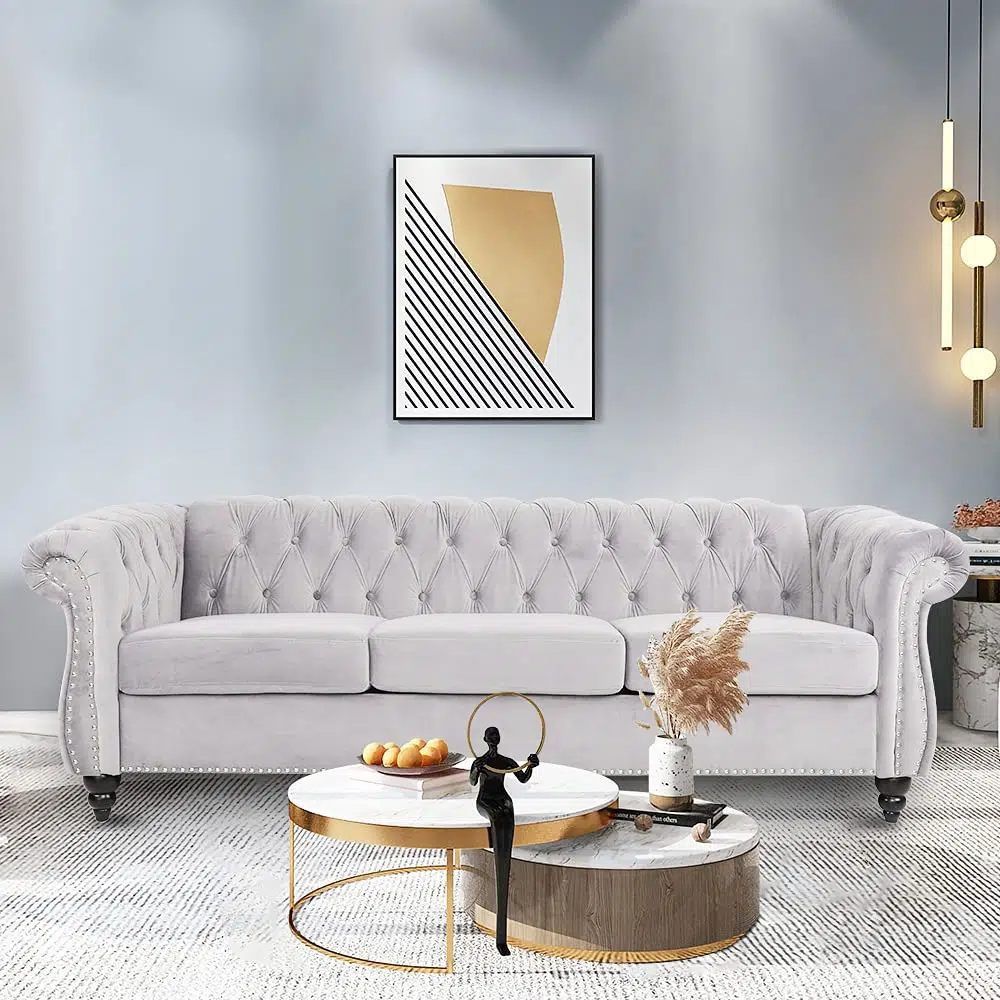 Aria 3-Seater Velvet Sofa