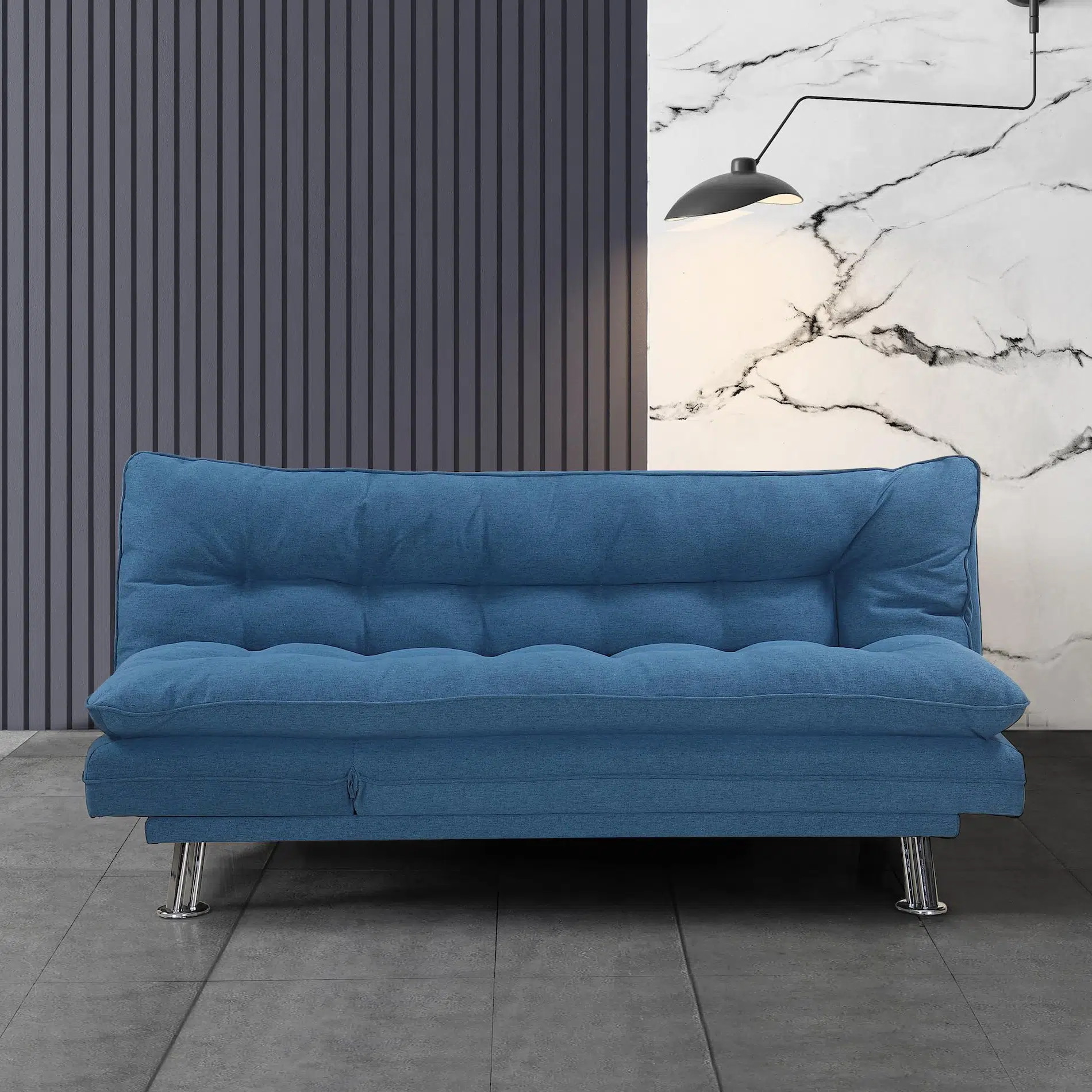Amos Sofa Cum Velvet Bed