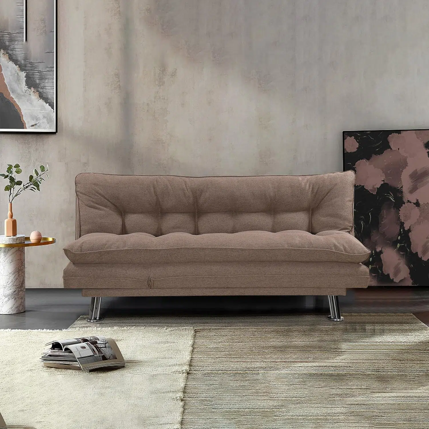 Amos Sofa Cum Velvet Bed