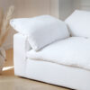 Cloud 3 Seater L Shape Sofa (White)