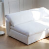 Cloud 3 Seater L Shape Sofa (White)