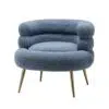 Virbius Boucle Armchair 1 Seater Sofa