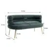 Flared 2 Seater Armchair