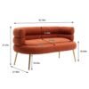 Flared 2 Seater Armchair