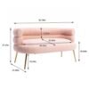 Flared 2 Seater Armchair