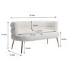 Flared 2 Seater Armchair