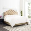 Almira Tufted Velvet Bed