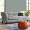 Ansil Regal 3 Seater Velvet Sofa