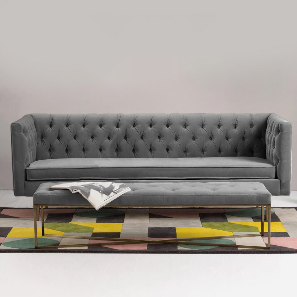 Astorn 3 Seater Velvet Sofa