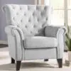 Bronston 1 Seater Velvet Armchair
