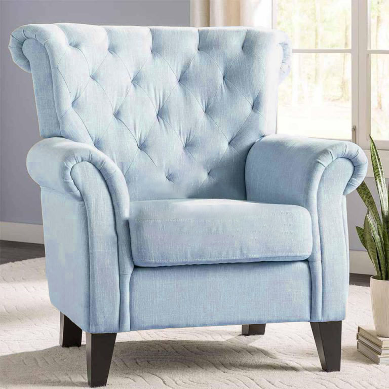Bronston 1 Seater Linen Armchair