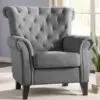 Bronston 1 Seater Velvet Armchair