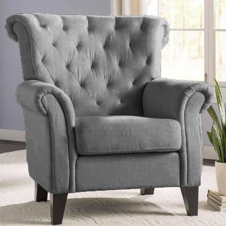 Bronston 1 Seater Linen Armchair