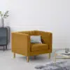 Drove 1 Seater Velvet Armchair