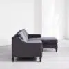 Elisa 3 Seater L-Shape Velvet Sofa