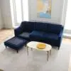 Elisa 3 Seater L-Shape Velvet Sofa