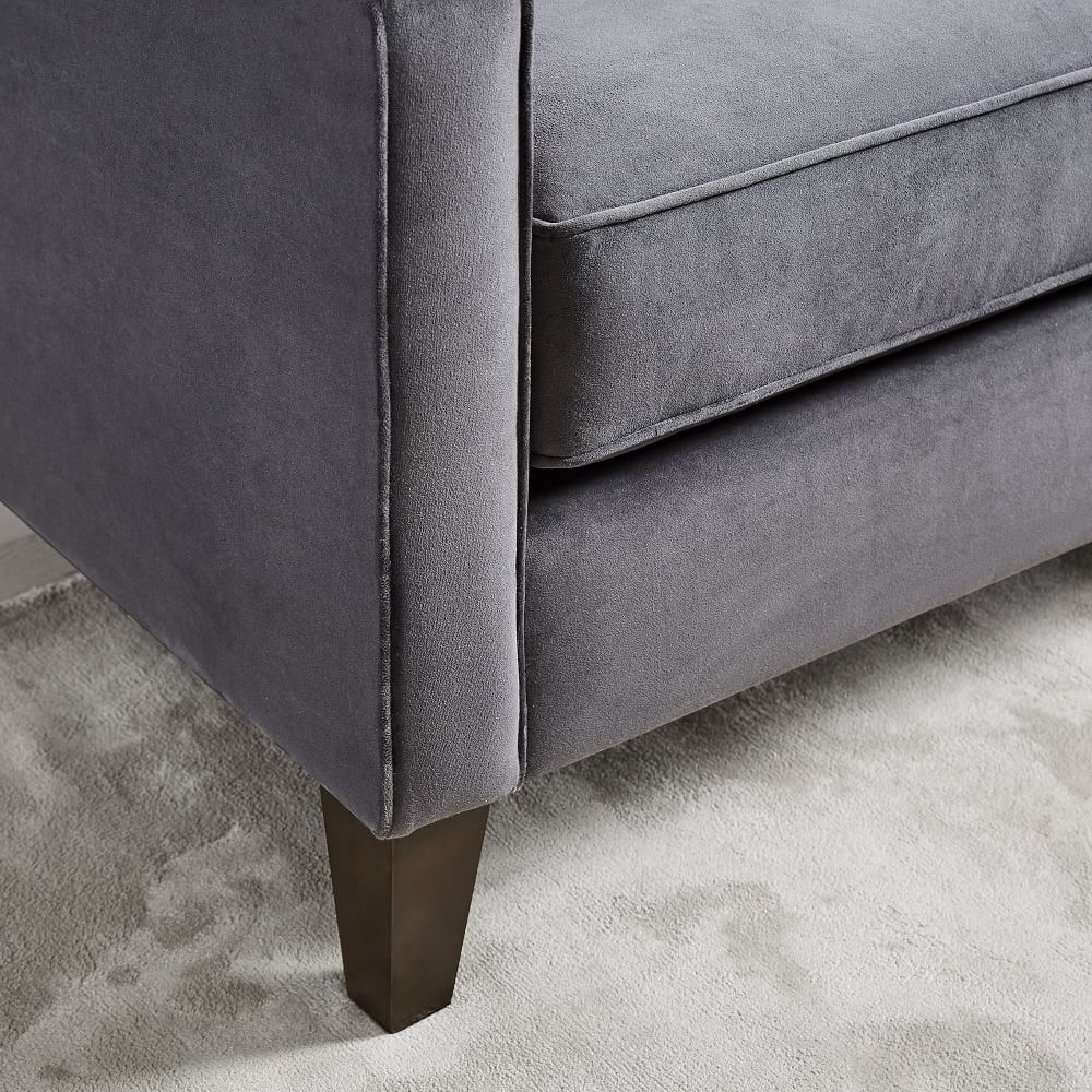 Elisa 3 Seater L-Shape Velvet Sofa