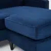 Elisa 3 Seater L-Shape Velvet Sofa
