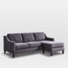 Elisa 3 Seater L-Shape Velvet Sofa