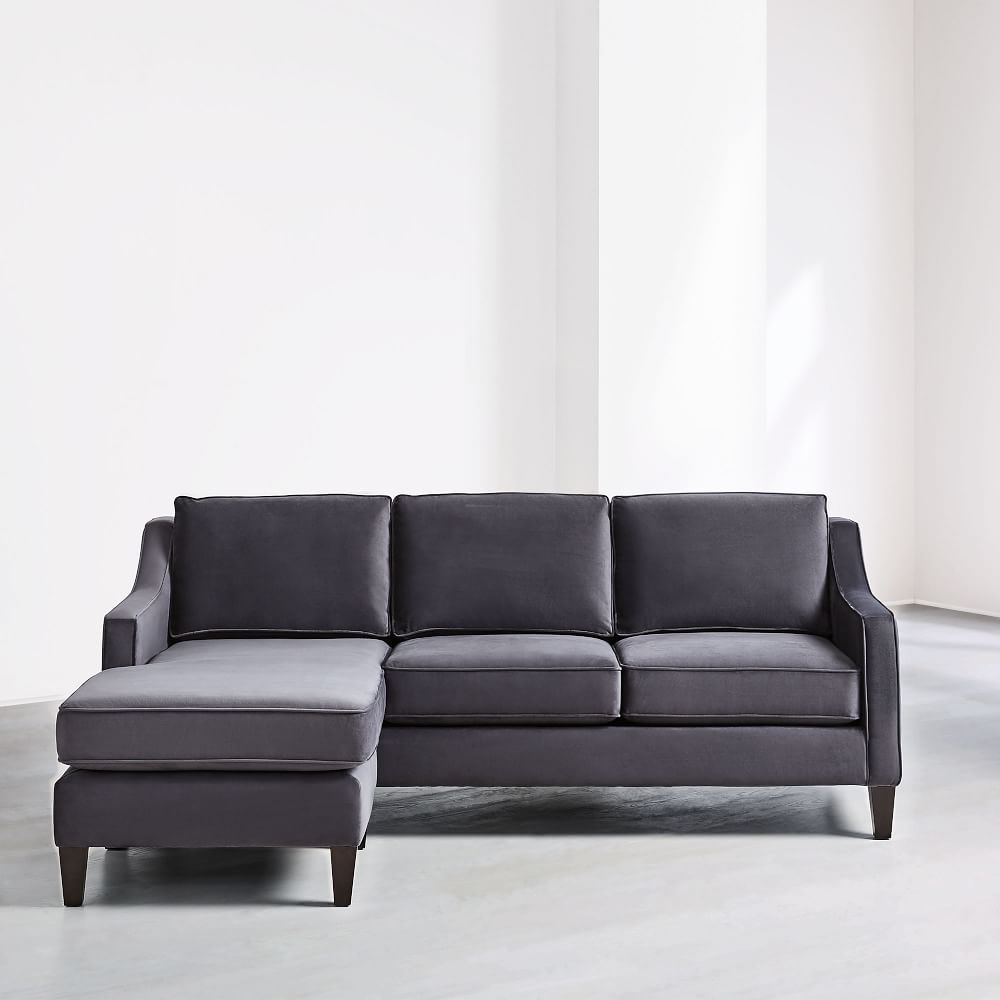 Elisa 3 Seater L-Shape Velvet Sofa