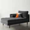 Julia 1 Seater Velvet Chaise