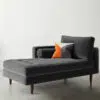 Julia 1 Seater Velvet Chaise