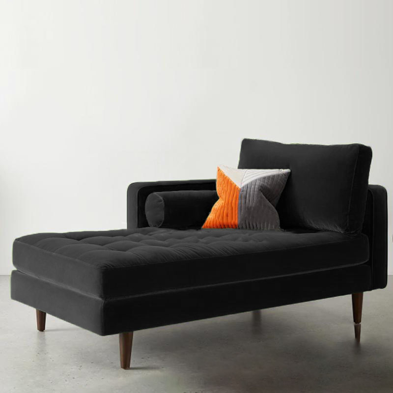 Julia 1 Seater Velvet Chaise
