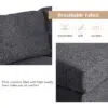 Jattebo 5-Seater U-Shape Polyester Sofa