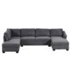 Jattebo 5-Seater U-Shape Polyester Sofa