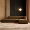 Mont 3 Seater L-Shape Velvet Sofa