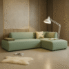 Mont 3 Seater L-Shape Velvet Sofa