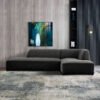 Mont 3 Seater L-Shape Velvet Sofa