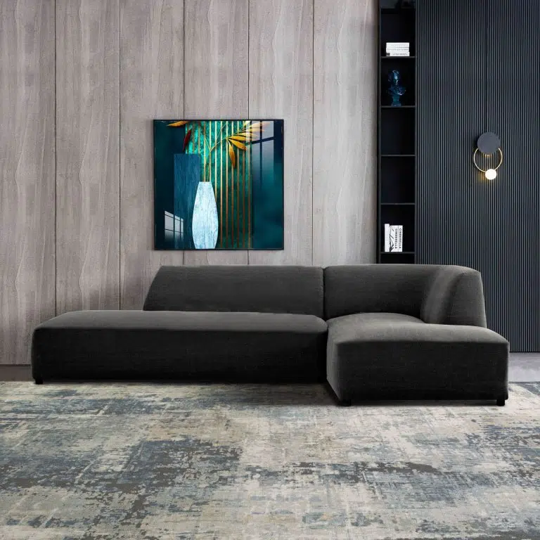 Mont 3 Seater L-Shape Velvet Sofa