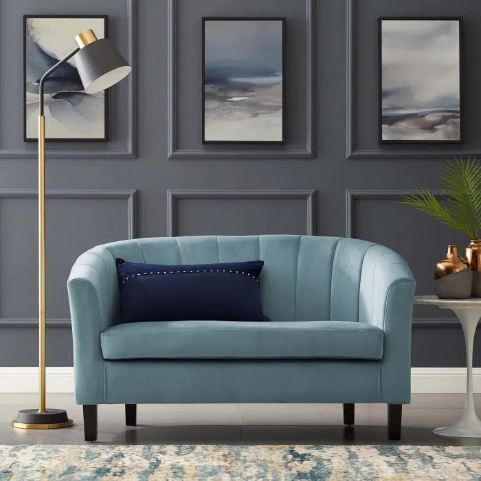 Nelson 2 Seater Velvet Sofa