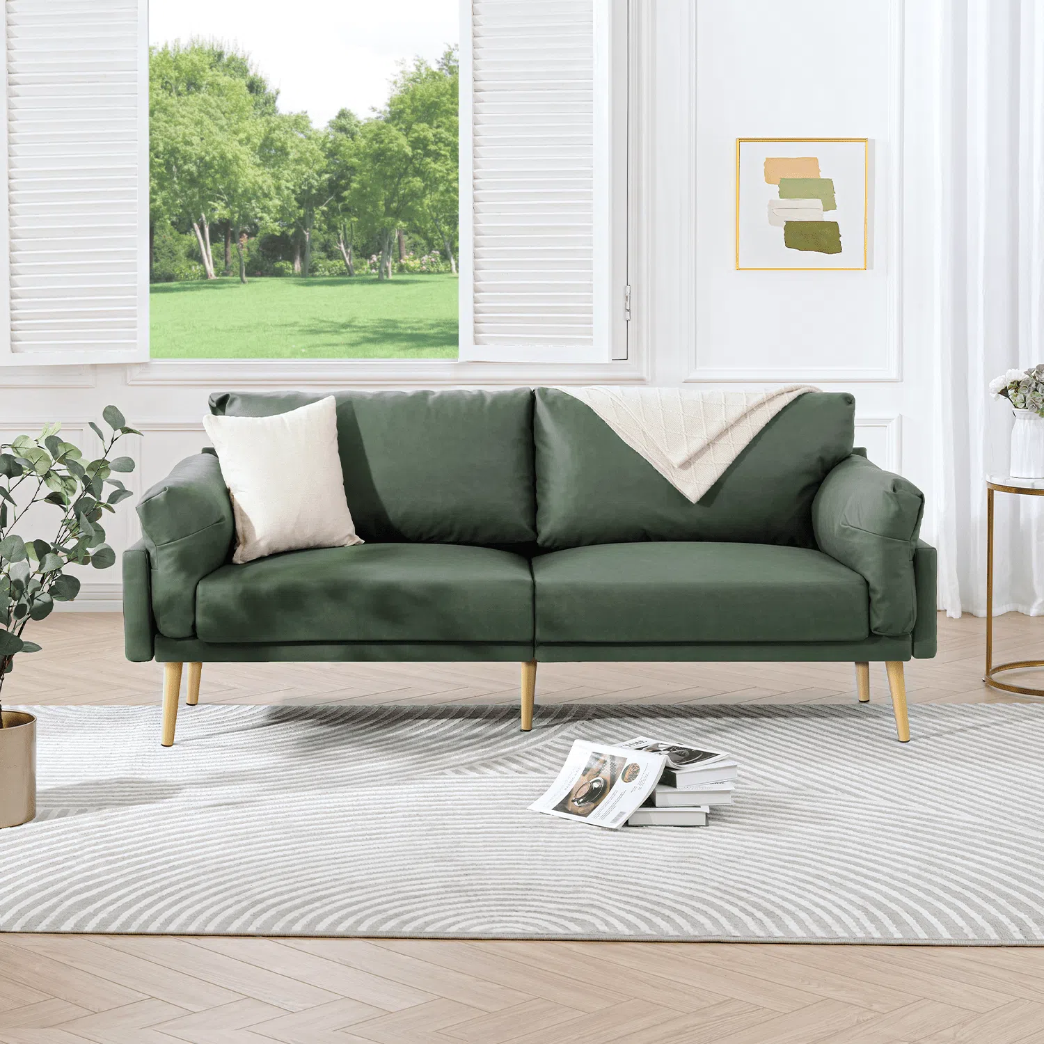 Brooklyn 2 Seater Polyester Sofa