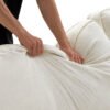 Eclipse 4 Seater L-Shape Polyester Sofa – White