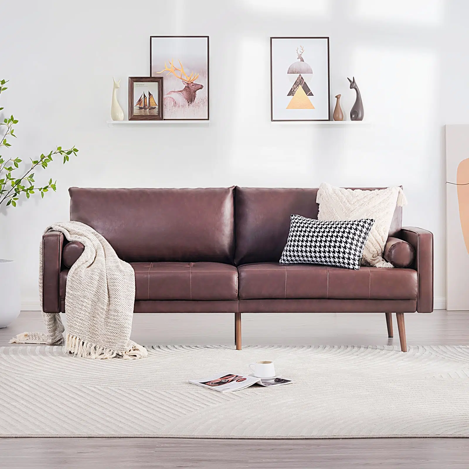Brooklyn 2 Seater Leather Sofa