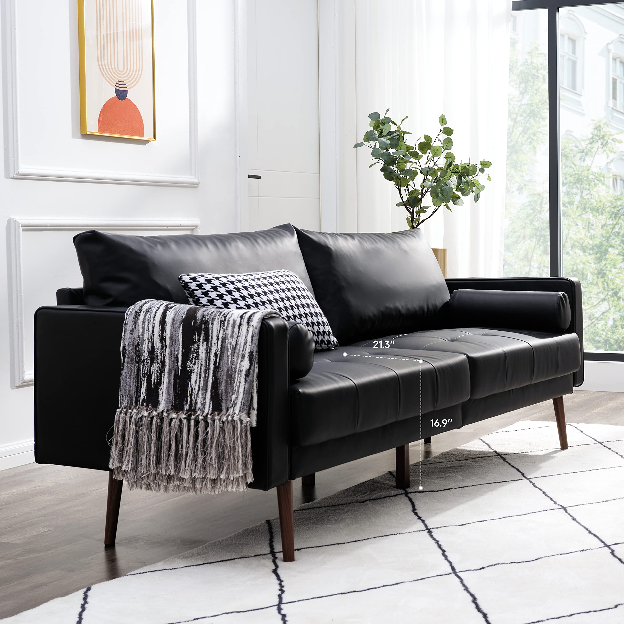 Brooklyn 2 Seater Leather Sofa