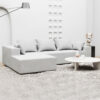 Annalisa 3 Seater L-Shape Velvet Sofa