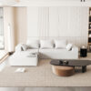 Annalisa 3 Seater L-Shape Velvet Sofa