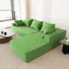 Annalisa 3 Seater L-Shape Velvet Sofa
