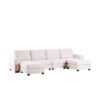 Cambridge 4 Seater U-Shape Polyester Sofa