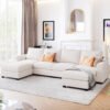 Cambridge 4 Seater U-Shape Polyester Sofa