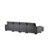 Cambridge 4 Seater U-Shape Polyester Sofa